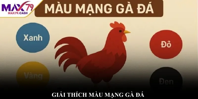 Giải thích màu mạng gà đá