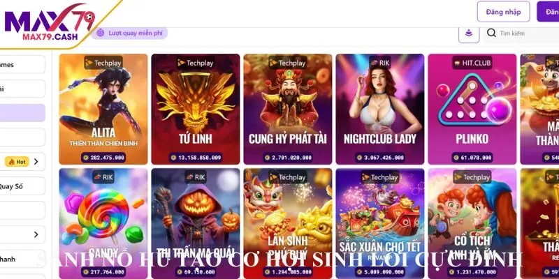 Sảnh nổ hũ tạo cơ hội sinh lời cực đỉnh